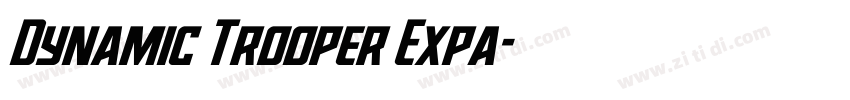 Dynamic Trooper Expa字体转换